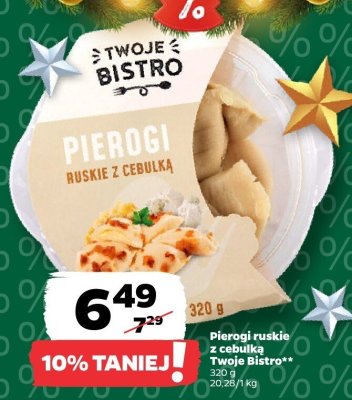Pierogi ruskie z cebulką promocja w Netto