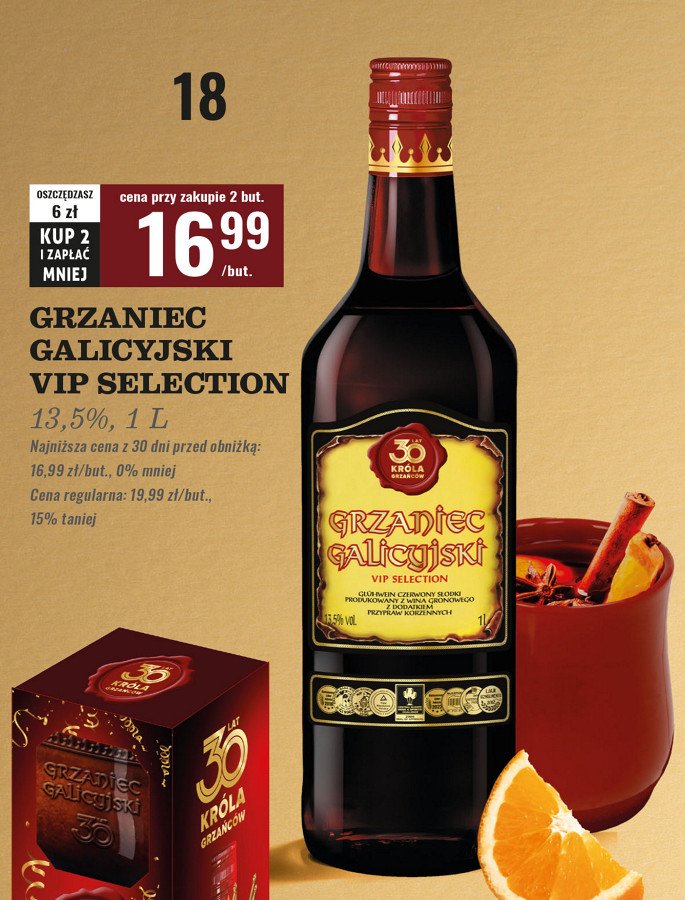 Vip selection + kubek Grzaniec galicyjski promocja w Biedronka