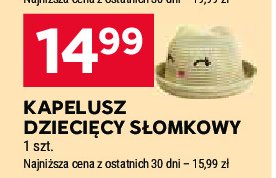 Kapelusz s艂omkowy dzieci臋cy promocja