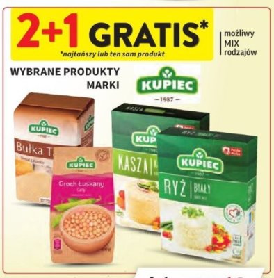 Wybrane produkty marki KUPIEC promocja w Intermarche