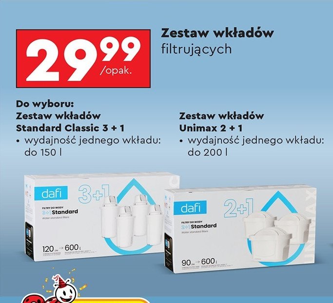 Wkład filtrujący Dafi promocja