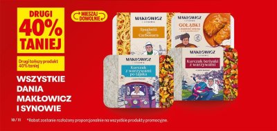 Wszystkie dania Makłowicz i Synowie promocja w Biedronka