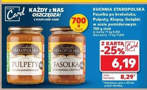 Klopsy w sosie pomidorowym Kuchnia staropolska promocja w Kaufland