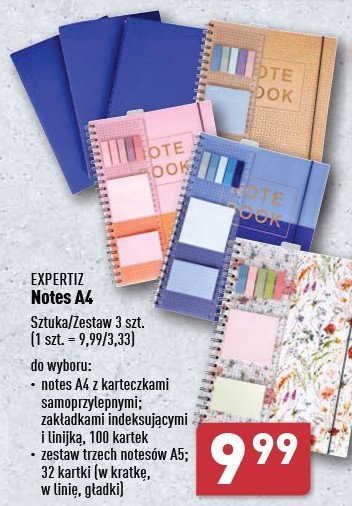 Notes spiralny a4/100 linia Expertiz promocja