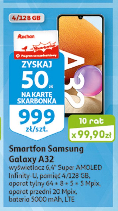 Smartfon a32 Samsung galaxy promocja
