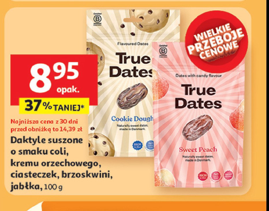 Daktyle sour cola True dates promocja w Auchan