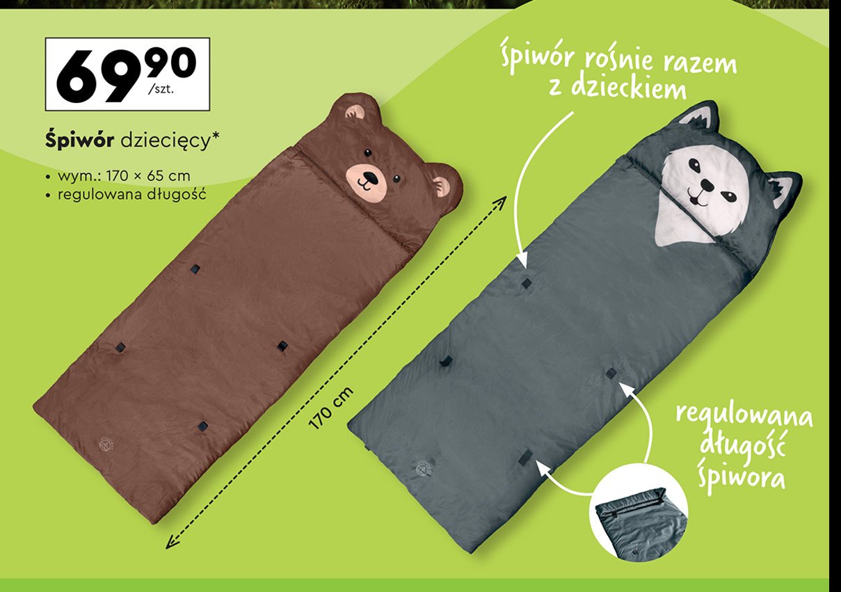 艢piw贸r dzieci臋cy 170 x 65 cm Utendors promocja