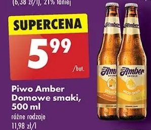 Piwo Amber dyniowe promocja