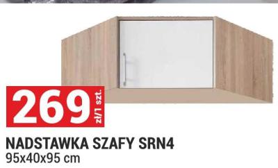 NADSTAWKA SZAFY SRN4 95x40x95 cm promocja w Merkury Market