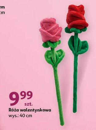 Róża pluszowa 40 cm promocja