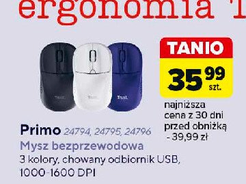 Mysz bezprzewodowa primo Trust promocja w Carrefour