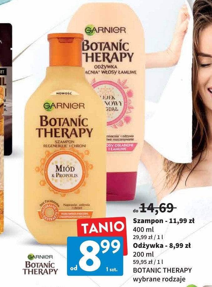 Szampon do włosów miód & propolis Garnier botanic therapy promocje