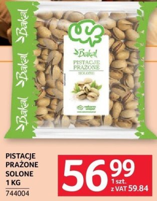 Pistacje PISTACJE PRAŻONE SOLONE 1 KG promocja w Selgros