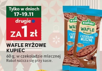 Wafle ryżowe Kupiec promocja w Stokrotka