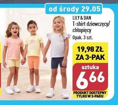 T-shirt dziewczecy Lily & dan promocja