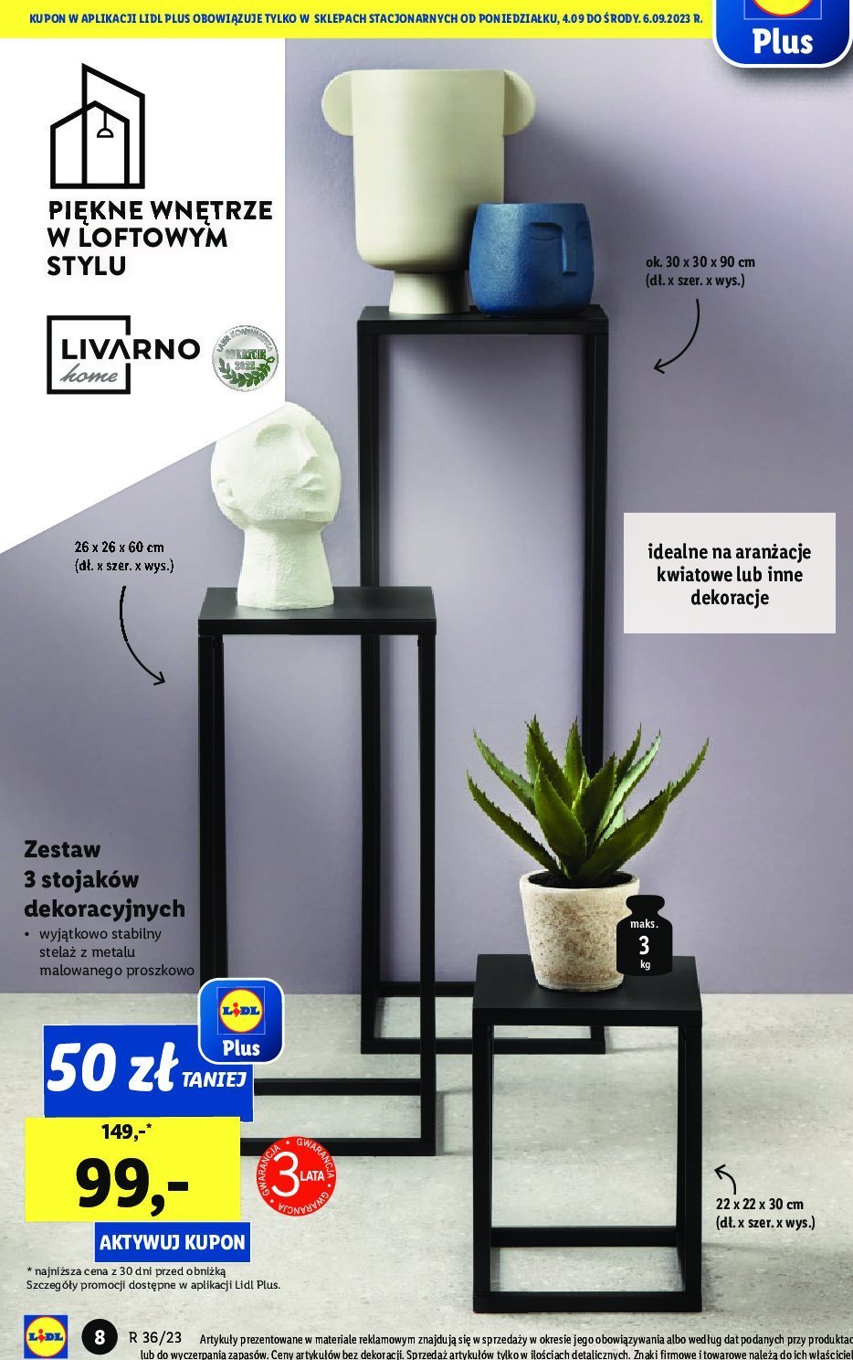Zestaw stojaków dekoracyjnych Brak - | - - Blix.pl sklep cena promocje - HOME LIVARNO opinie - ofert