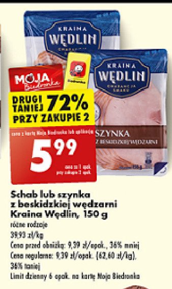 Schab z beskidzkiej wędzarni Kraina wędlin promocja