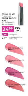 Balsam do ust w sztyfcie Triple Action  NM0652 Very Glam Cherry promocja w NEONAIL & NEO MAKE UP