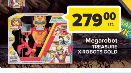 Treasure x - robot gold Cobi promocja
