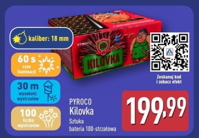 Sztuczne ognie Kilovka bateria 100-strzałowa promocja w Aldi