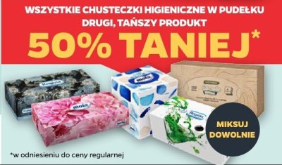 Chusteczki higieniczne w pudełku Netto promocja w Netto