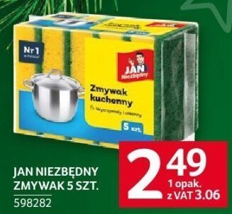 Jan Niezbędny zmywak 5 szt. promocja w Selgros