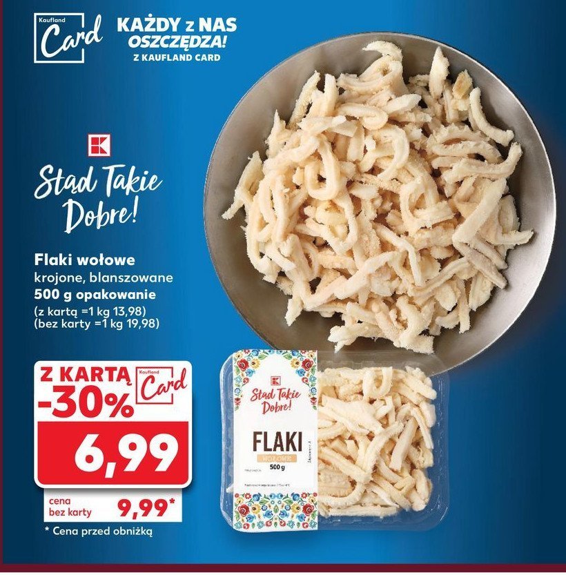 Flaki wołowe krojone K-classic stąd takie dobre! promocja