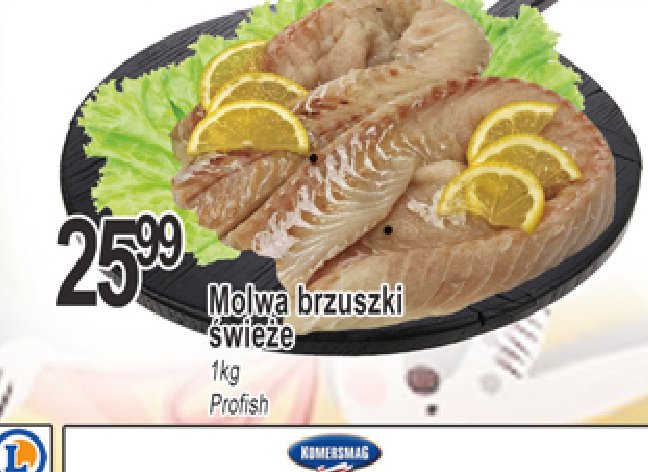 Molwa brzuszki 艣wie偶e PROFISH promocja