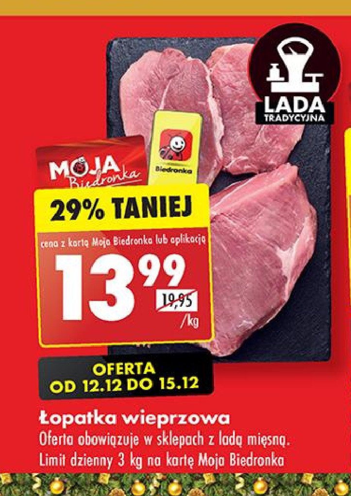 Łopatka wieprzowa promocja