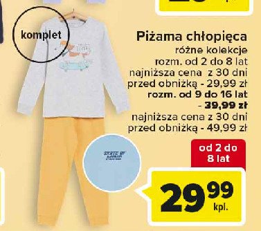 Piżama chłopięca 2-8 lat bob budowniczy promocja