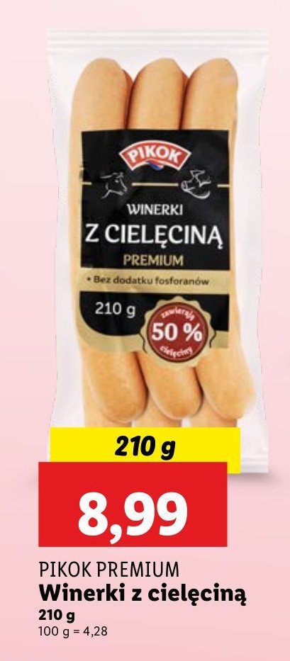 Winerki z ciel臋cin膮 Pikok premium promocja