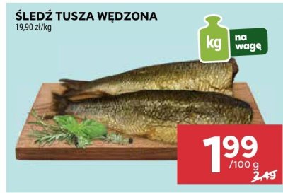 Śledź tusza wędzona promocja w Stokrotka