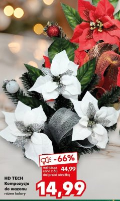 HD TECH Kompozycja do wazonu różne kolory promocja w Kaufland