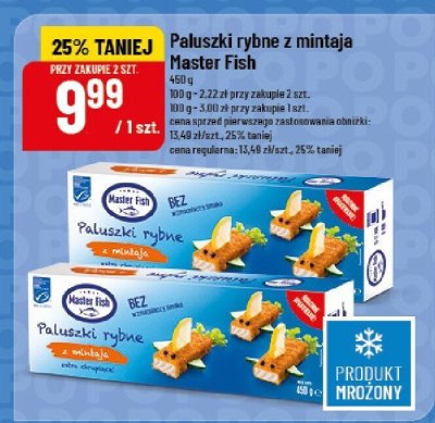 Paluszki rybne z mintaja Master Fish promocja w POLOmarket