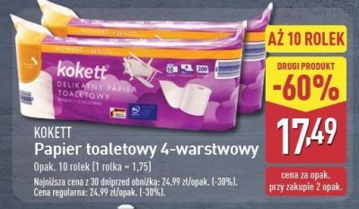 Papier toaletowy Kokett promocja