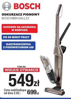 Odkurzacz pionowy BOSCHBBH3ALL23 promocja w RTV EURO AGD
