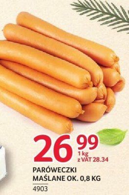 Paróweczki maślane Łuków ok. 0,8kg promocja w Selgros