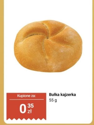 Bułka kajzerka  promocja w Biedronka