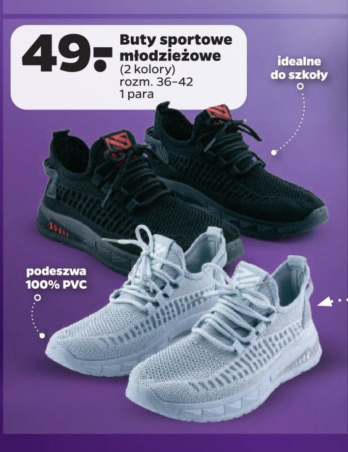 Buty sportowe młodzieżowe 36-42 promocja