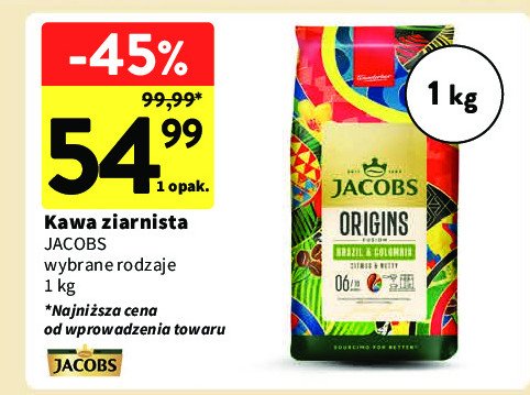 Kawa origins Jacobs promocja