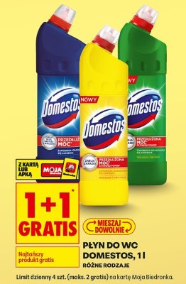 Płyn do WC 1 l, różne rodzaje promocja w Biedronka