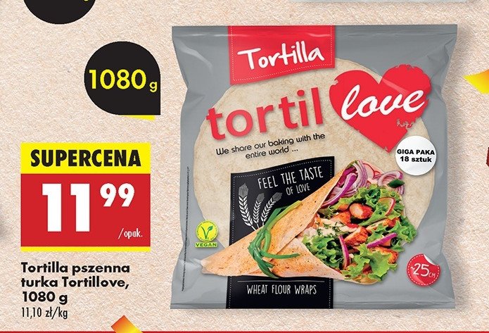Tortilla pszenna Tortillove promocja