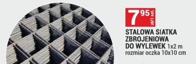 Stalowa siatka zbrojeniowa do wylewek 1x2 m promocja w Merkury Market