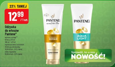 Odżywka do włosów Pantene, wybrane rodzaje, 275 ml promocja w POLOmarket