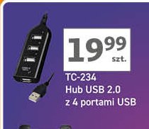 Hub usb 2.0 tc-234ux Vakoss promocja