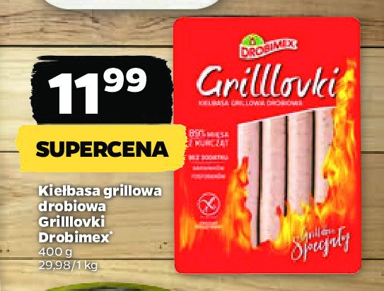 Kie艂basa drobiowa grillowa Drobimex promocja