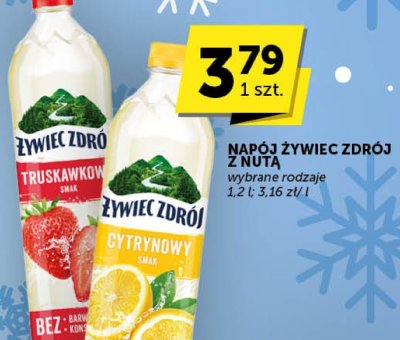 Napój Żywiec Zdrój z nutą wybrane rodzaje 1,2 l promocja w Groszek