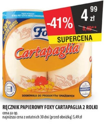 Ręcznik papierowy Foxy Cartapaglia promocja w Arhelan