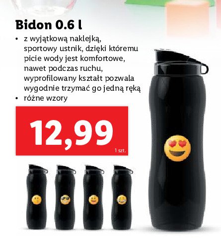 Bidon z nadrukiem 600 ml promocja
