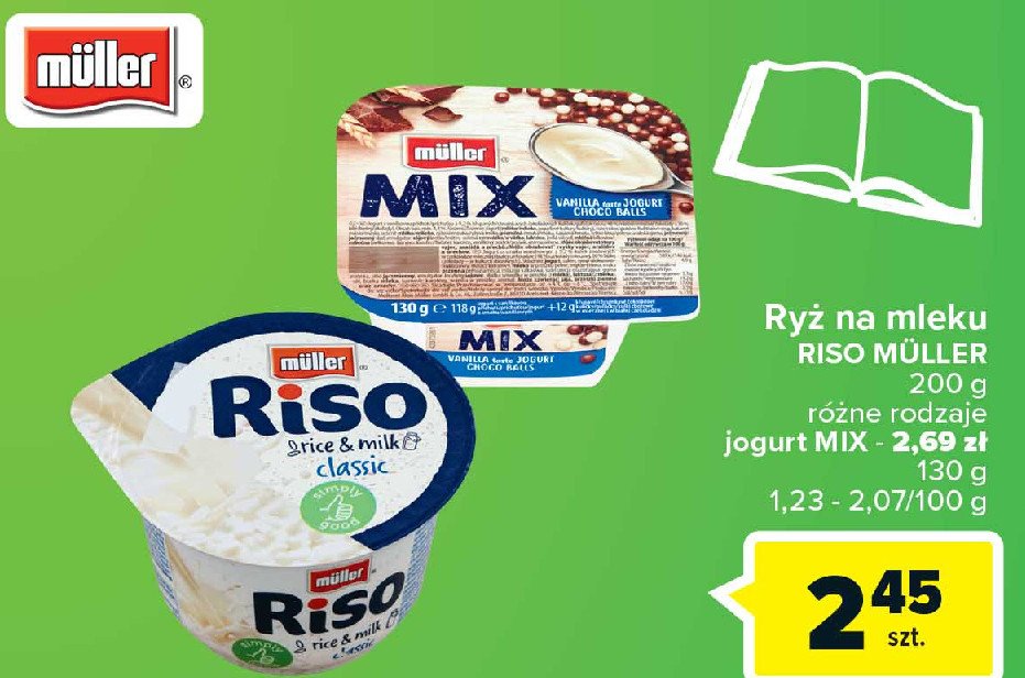 Deser mleczno-ryżowy Muller riso promocje